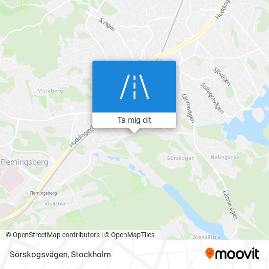 Sörskogsvägen karta