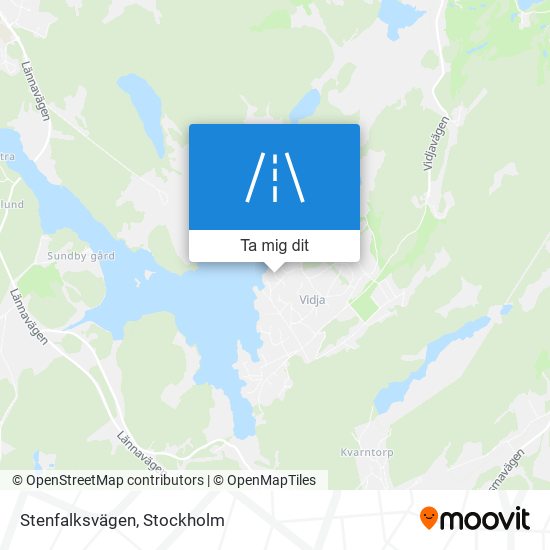 Stenfalksvägen karta