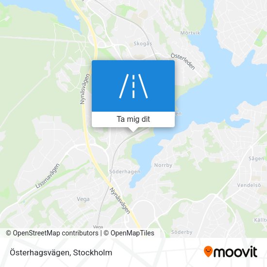 Österhagsvägen karta