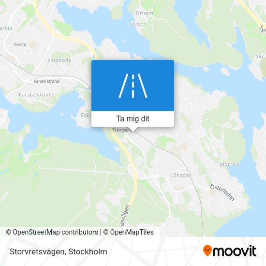 Storvretsvägen karta