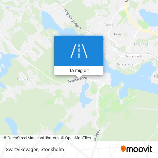 Svartviksvägen karta