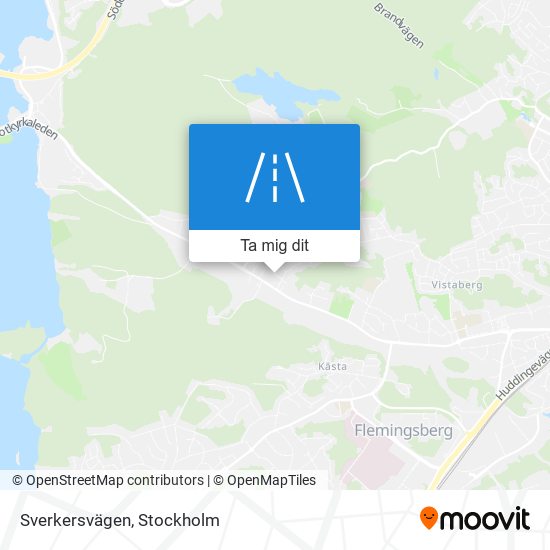 Sverkersvägen karta