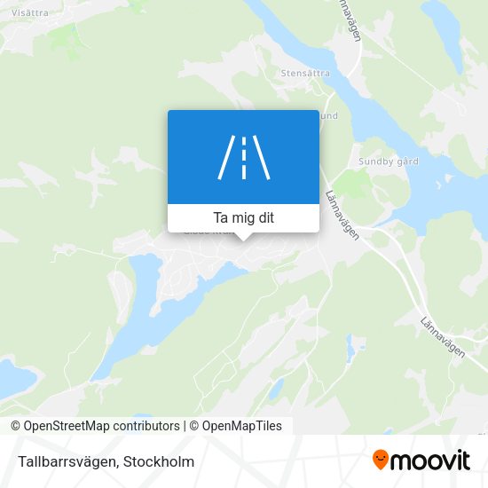 Tallbarrsvägen karta