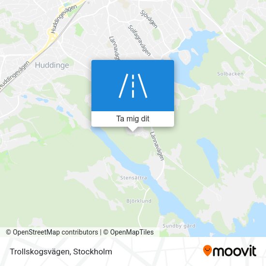 Trollskogsvägen karta