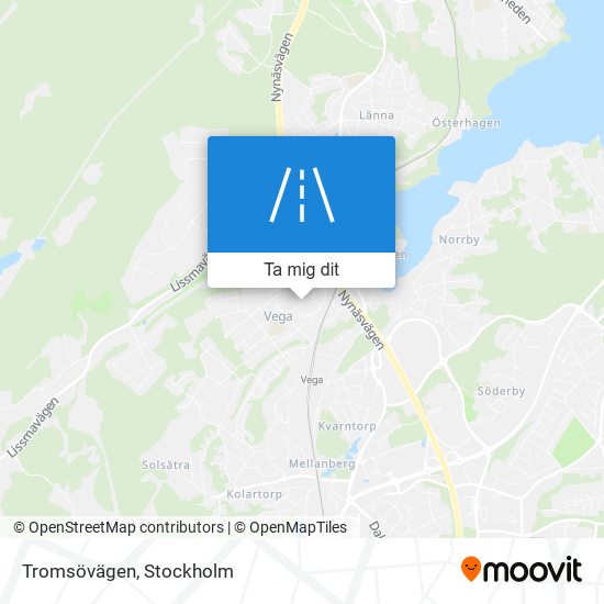 Tromsövägen karta