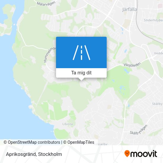 Aprikosgränd karta