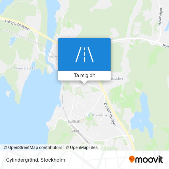 Cylindergränd karta