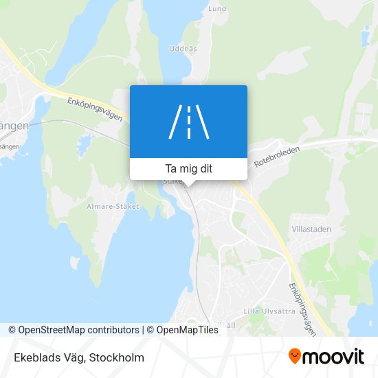Ekeblads Väg karta