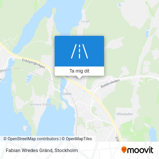 Fabian Wredes Gränd karta