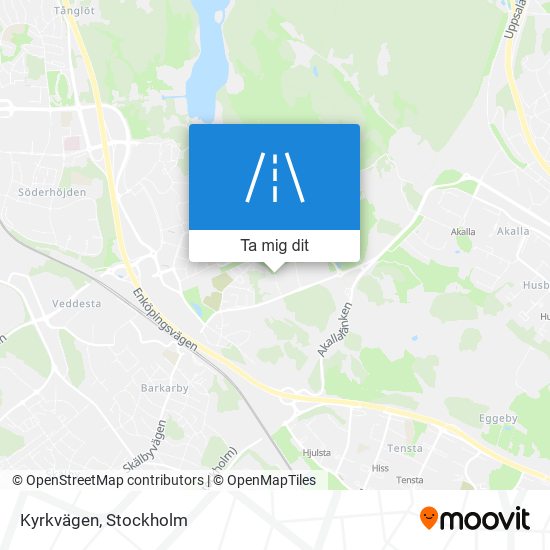 Kyrkvägen karta