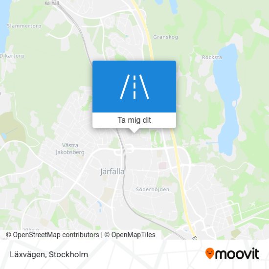 Läxvägen karta