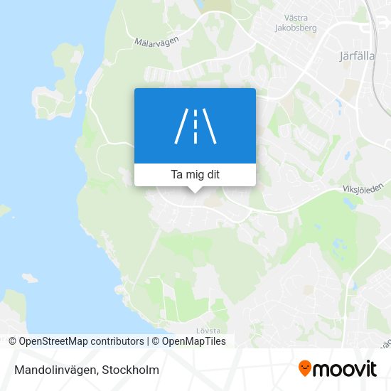 Mandolinvägen karta