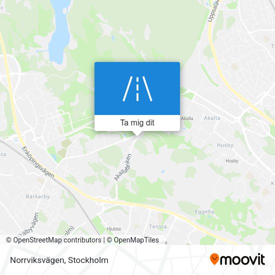 Norrviksvägen karta
