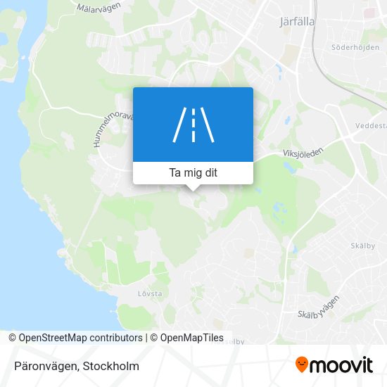 Päronvägen karta