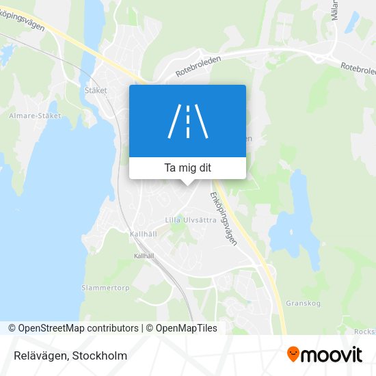 Relävägen karta
