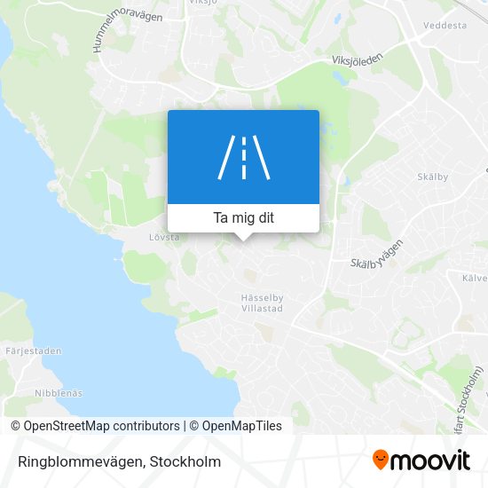Ringblommevägen karta