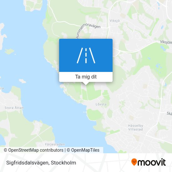Sigfridsdalsvägen karta