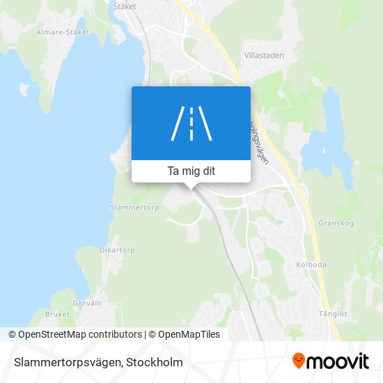 Slammertorpsvägen karta