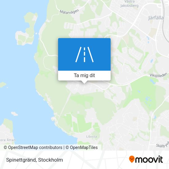 Spinettgränd karta