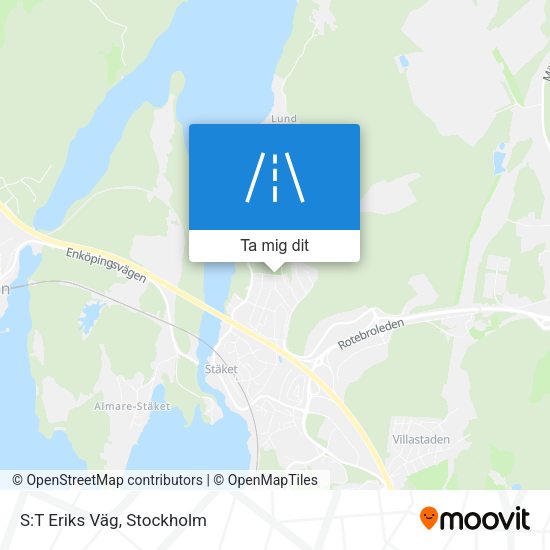 S:T Eriks Väg karta