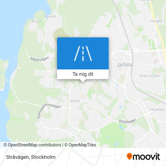 Stråvägen karta
