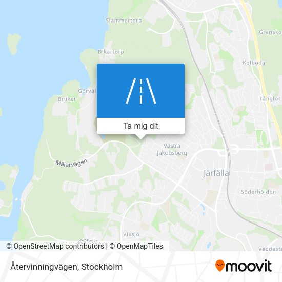 Återvinningvägen karta