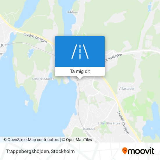 Trappebergshöjden karta