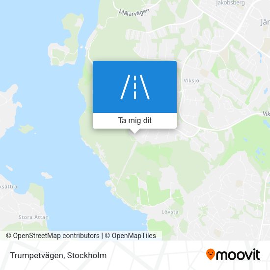 Trumpetvägen karta