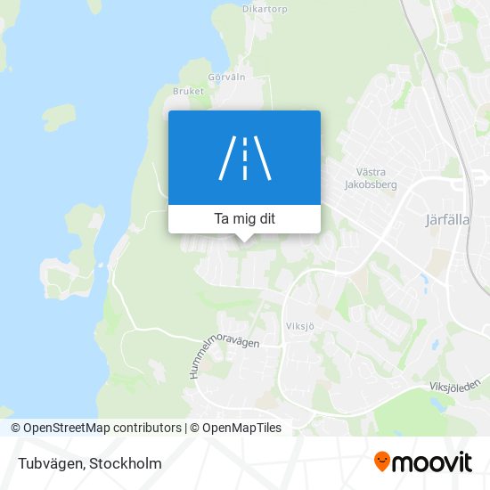 Tubvägen karta