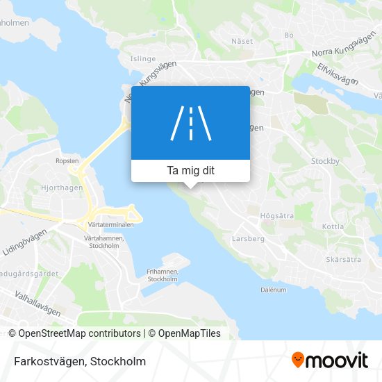 Farkostvägen karta