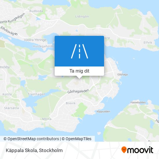 Käppala Skola karta