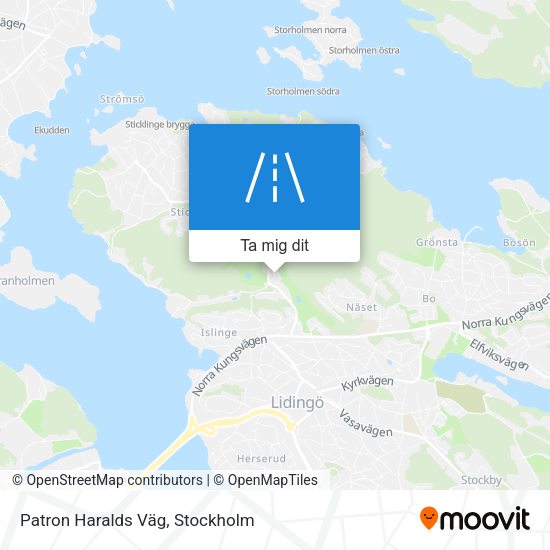 Patron Haralds Väg karta
