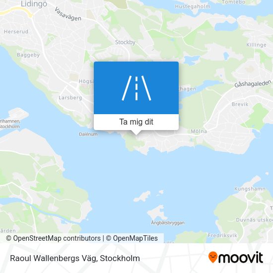 Raoul Wallenbergs Väg karta