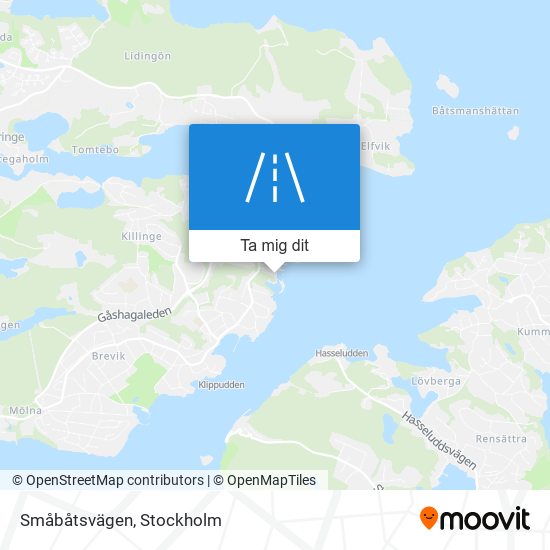 Småbåtsvägen karta