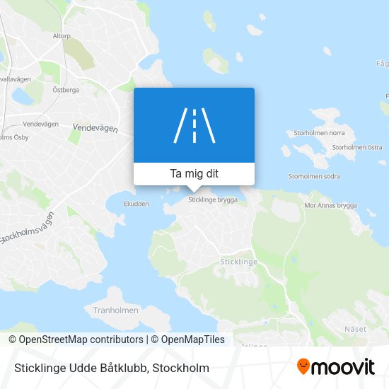 Sticklinge Udde Båtklubb karta