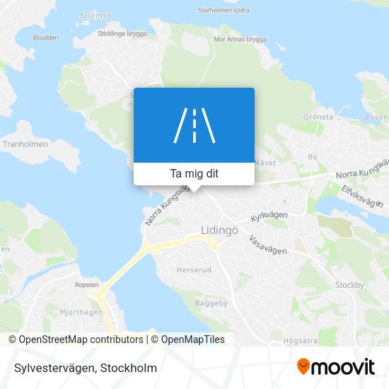 Sylvestervägen karta