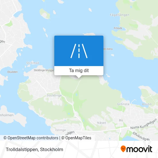 Trolldalstippen karta