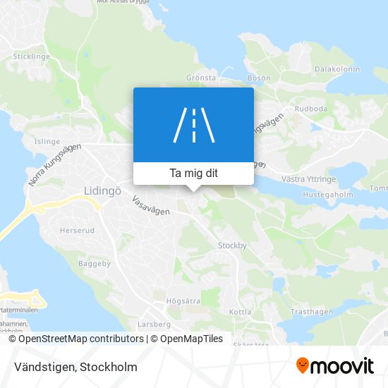 Vändstigen karta