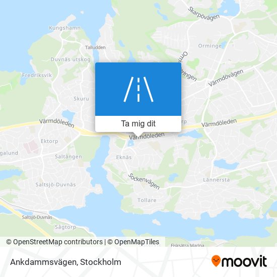 Ankdammsvägen karta