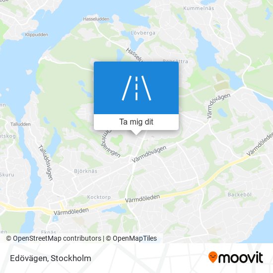 Edövägen karta