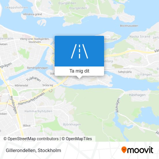 Gillerondellen karta