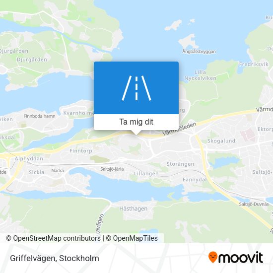 Griffelvägen karta