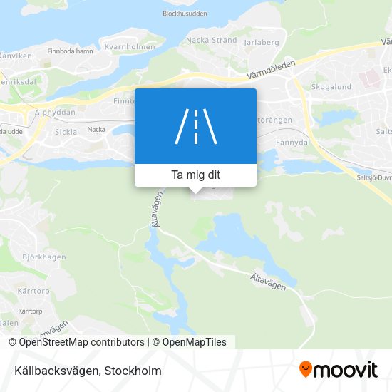 Källbacksvägen karta