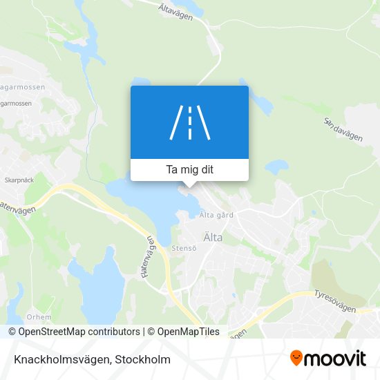 Knackholmsvägen karta