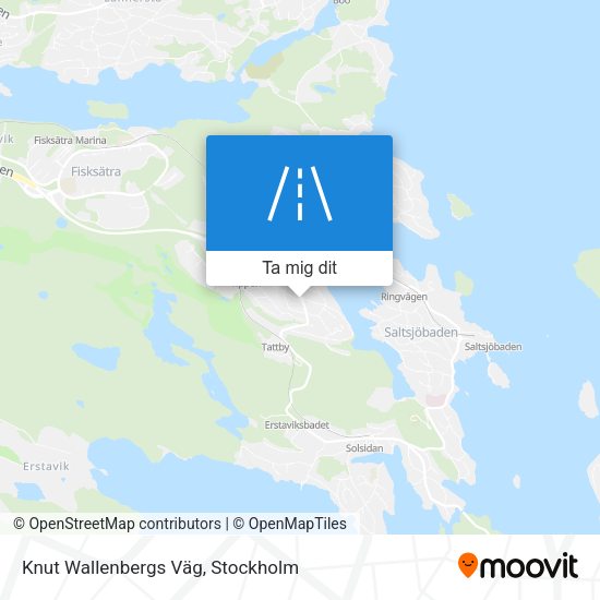 Knut Wallenbergs Väg karta