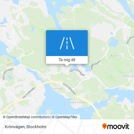 Krönvägen karta