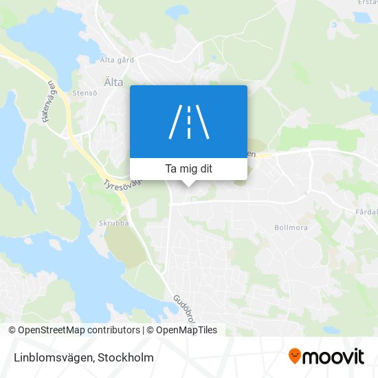 Linblomsvägen karta