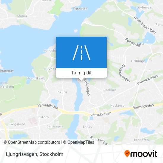 Ljungrisvägen karta