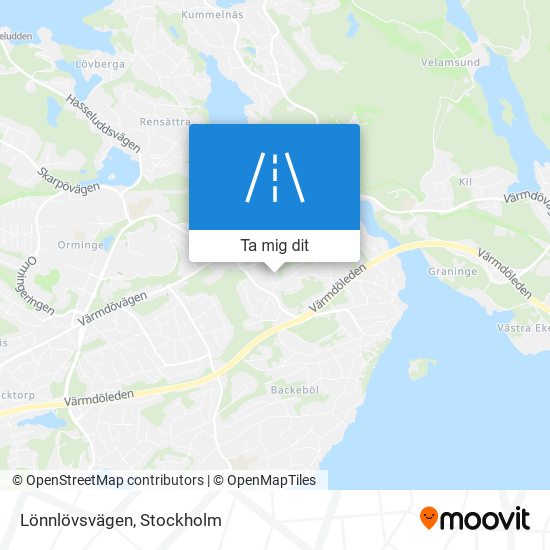 Lönnlövsvägen karta