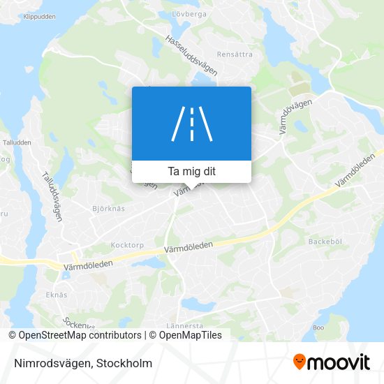 Nimrodsvägen karta